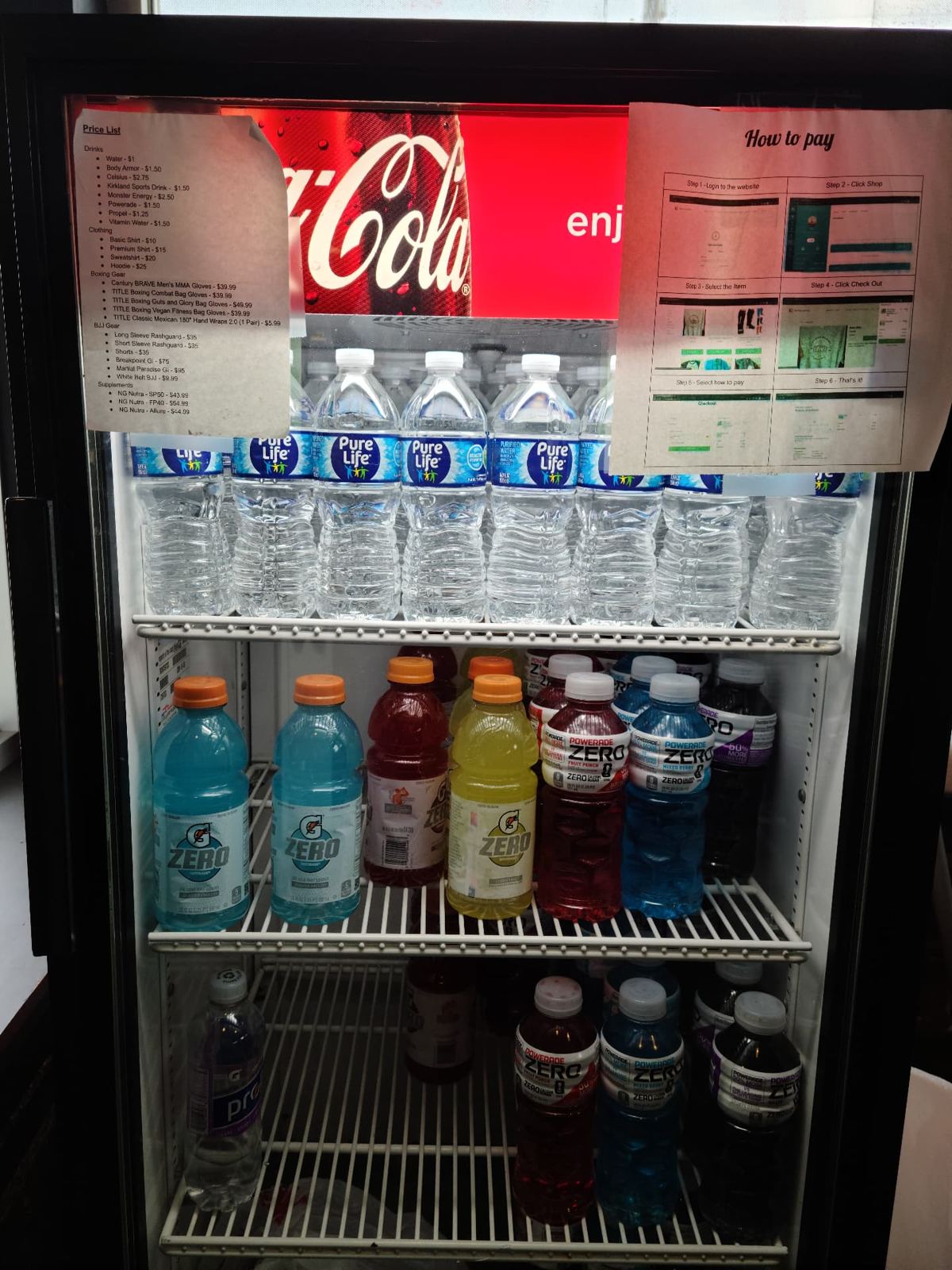 COLD DRINKS & RECOVERY