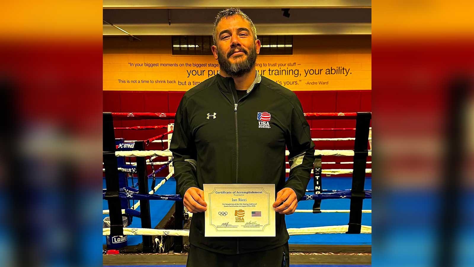Congratulations to Coach Ian Ricci