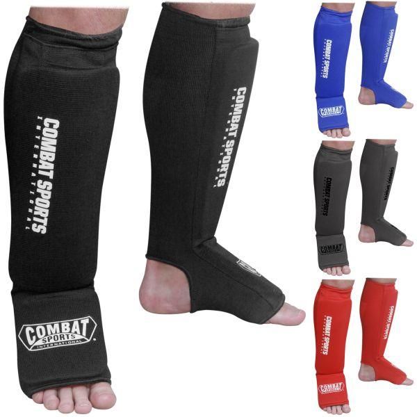 Combat Sports Washable MMA Elastic Cloth Shin & Instep Padded Guard